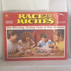 Vintage Race to Riches Game By Golden